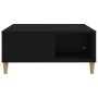 Mesa de centro madera contrachapada negro 80x80x36,5 cm de vidaXL, Mesas de centro - Ref: Foro24-821093, Precio: 49,74 €, Des...