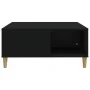 Mesa de centro madera contrachapada negro 80x80x36,5 cm de vidaXL, Mesas de centro - Ref: Foro24-821093, Precio: 49,51 €, Des...