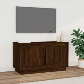 Mueble para TV madera contrachapada roble marrón 80x35x45 cm de vidaXL, Muebles TV - Ref: Foro24-819859, Precio: 47,42 €, Des...