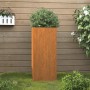 Jardinera de acero corten 32x29x75 cm en Macetas y jardineras | Comprar online en Foru.es