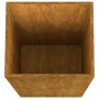 Jardinera de acero corten 32x29x75 cm en Macetas y jardineras | Comprar online en Foru.es