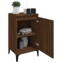 Mesitas de noche 2 uds madera color roble marrón 40x35x70 cm de vidaXL, Mesitas de noche - Ref: Foro24-819659, Precio: 80,53 ...