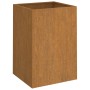 Jardinera de acero corten 42x38x75 cm en Macetas y jardineras | Comprar online en Foru.es