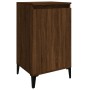 Mesitas de noche 2 uds madera color roble marrón 40x35x70 cm de vidaXL, Mesitas de noche - Ref: Foro24-819659, Precio: 80,53 ...