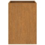 Jardinera de acero corten 42x38x75 cm en Macetas y jardineras | Comprar online en Foru.es
