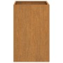 Jardinera de acero corten 42x38x75 cm en Macetas y jardineras | Comprar online en Foru.es