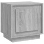 Mesita de noche madera contrachapada gris sonoma 44x35x45 cm de vidaXL, Mesitas de noche - Ref: Foro24-819848, Precio: 37,05 ...