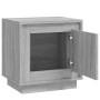 Mesita de noche madera contrachapada gris sonoma 44x35x45 cm de vidaXL, Mesitas de noche - Ref: Foro24-819848, Precio: 37,05 ...