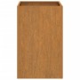 Jardinera de acero corten 52x48x75 cm en Macetas y jardineras | Comprar online en Foru.es