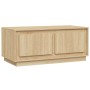 Mesa de centro madera contrachapada roble Sonoma 102x50x44 cm de vidaXL, Mesas de centro - Ref: Foro24-819879, Precio: 65,34 ...