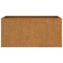 Jardinera de acero corten 62x30x29 cm en Macetas y jardineras | Comprar online en Foru.es