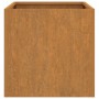Jardinera de acero corten 62x30x29 cm en Macetas y jardineras | Comprar online en Foru.es