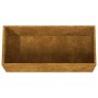 Jardinera de acero corten 62x30x29 cm en Macetas y jardineras | Comprar online en Foru.es