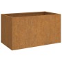 Jardinera de acero corten 62x40x39 cm en Macetas y jardineras | Comprar online en Foru.es