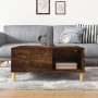 Mesa de centro madera contrachapada roble ahumado 80x80x36,5 cm de vidaXL, Mesas de centro - Ref: Foro24-821097, Precio: 50,6...