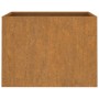 Jardinera de acero corten 62x47x46 cm en Macetas y jardineras | Comprar online en Foru.es