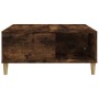 Mesa de centro madera contrachapada roble ahumado 80x80x36,5 cm de vidaXL, Mesas de centro - Ref: Foro24-821097, Precio: 50,6...