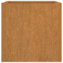 Jardinera de acero corten 62x47x46 cm en Macetas y jardineras | Comprar online en Foru.es