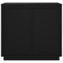Aparador de madera contrachapada negro 80x34x75 cm de vidaXL, Aparadores - Ref: Foro24-819885, Precio: 85,79 €, Descuento: %