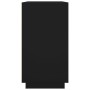 Aparador de madera contrachapada negro 80x34x75 cm de vidaXL, Aparadores - Ref: Foro24-819885, Precio: 85,79 €, Descuento: %