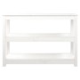 Mesa consola de madera maciza de pino blanco 110x40x74 cm en Mesas auxiliares | Comprar online en Foru.es