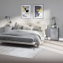 Mesitas de noche 2 uds madera gris hormigón 40x35x70 cm de vidaXL, Mesitas de noche - Ref: Foro24-819653, Precio: 78,12 €, De...