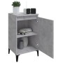 Mesitas de noche 2 uds madera gris hormigón 40x35x70 cm de vidaXL, Mesitas de noche - Ref: Foro24-819653, Precio: 78,12 €, De...