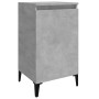 Mesitas de noche 2 uds madera gris hormigón 40x35x70 cm de vidaXL, Mesitas de noche - Ref: Foro24-819653, Precio: 78,12 €, De...
