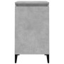 Mesitas de noche 2 uds madera gris hormigón 40x35x70 cm de vidaXL, Mesitas de noche - Ref: Foro24-819653, Precio: 78,12 €, De...