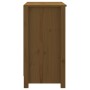 Estantería madera maciza de pino marrón miel 80x35x68 cm en Librerías y estanterías | Comprar online en Foru.es