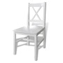 Juego de muebles de comedor 5 piezas blanco de vidaXL, muebles para cocinas y comedores - Ref: Foro24-240883, Precio: 254,97 ...