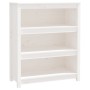 Estantería madera maciza de pino blanca 80x35x97 cm en Librerías y estanterías | Comprar online en Foru.es