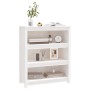 Estantería madera maciza de pino blanca 80x35x97 cm en Librerías y estanterías | Comprar online en Foru.es
