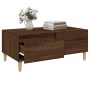 Mesa de centro madera contrachapada marrón roble 90x50x36,5 cm de vidaXL, Mesas de centro - Ref: Foro24-821115, Precio: 47,95...