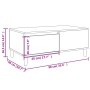 Mesa de centro madera contrachapada marrón roble 90x50x36,5 cm de vidaXL, Mesas de centro - Ref: Foro24-821115, Precio: 47,95...