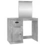 Spiegel Schminktisch Sperrholz Beton grau 90x50x132,5cm von vidaXL, Schlafzimmerkommoden - Ref: Foro24-816764, Preis: 88,33 €...