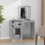 Spiegel Schminktisch Sperrholz Beton grau 90x50x132,5cm von vidaXL, Schlafzimmerkommoden - Ref: Foro24-816764, Preis: 88,33 €...