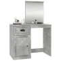 Spiegel Schminktisch Sperrholz Beton grau 90x50x132,5cm von vidaXL, Schlafzimmerkommoden - Ref: Foro24-816764, Preis: 88,33 €...