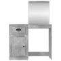 Spiegel Schminktisch Sperrholz Beton grau 90x50x132,5cm von vidaXL, Schlafzimmerkommoden - Ref: Foro24-816764, Preis: 88,33 €...