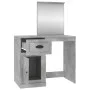 Spiegel Schminktisch Sperrholz Beton grau 90x50x132,5cm von vidaXL, Schlafzimmerkommoden - Ref: Foro24-816764, Preis: 88,33 €...