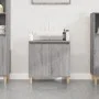 Armario de lavabo madera contrachapada gris Sonoma 58x33x60 cm de vidaXL, Tocadores de baño - Ref: Foro24-821258, Precio: 45,...