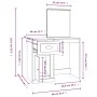 Spiegel Schminktisch Sperrholz Beton grau 90x50x132,5cm von vidaXL, Schlafzimmerkommoden - Ref: Foro24-816764, Preis: 88,33 €...