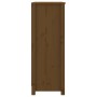 Estantería madera maciza de pino marrón miel 80x35x97 cm en Librerías y estanterías | Comprar online en Foru.es