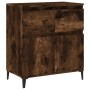 Aparador madera contrachapada color roble ahumado 60x35x70 cm de vidaXL, Aparadores - Ref: Foro24-819689, Precio: 64,49 €, De...