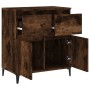 Aparador madera contrachapada color roble ahumado 60x35x70 cm de vidaXL, Aparadores - Ref: Foro24-819689, Precio: 64,49 €, De...