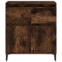 Aparador madera contrachapada color roble ahumado 60x35x70 cm de vidaXL, Aparadores - Ref: Foro24-819689, Precio: 64,49 €, De...