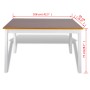 Juego de muebles de comedor 5 piezas marrón y blanco de vidaXL, muebles para cocinas y comedores - Ref: Foro24-240884, Precio...