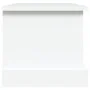 Baúl de almacenaje madera contrachapada blanco 50x30x28 cm de vidaXL, Baúles de almacenamiento - Ref: Foro24-816496, Precio: ...