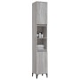 Armario de baño madera contrachapada gris Sonoma 30x30x190 cm de vidaXL, Muebles de baño - Ref: Foro24-819802, Precio: 86,29 ...