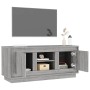 Mueble para TV madera contrachapada gris Sonoma 102x35x45 cm de vidaXL, Muebles TV - Ref: Foro24-819866, Precio: 66,57 €, Des...